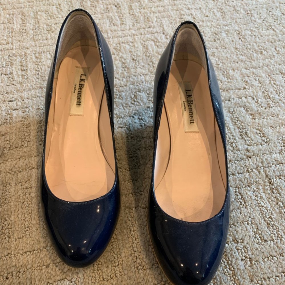 L.K. Bennett Maddox wedges-Size 35